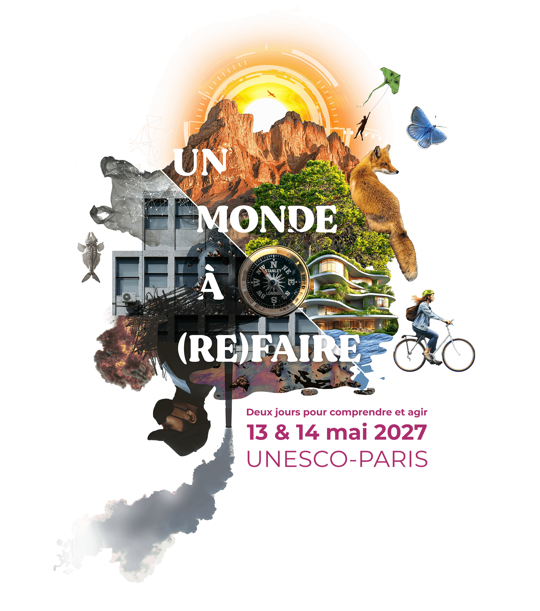 Poster: two days to understand and act, 13 and 14 May 2027, UNESCO Paris.
